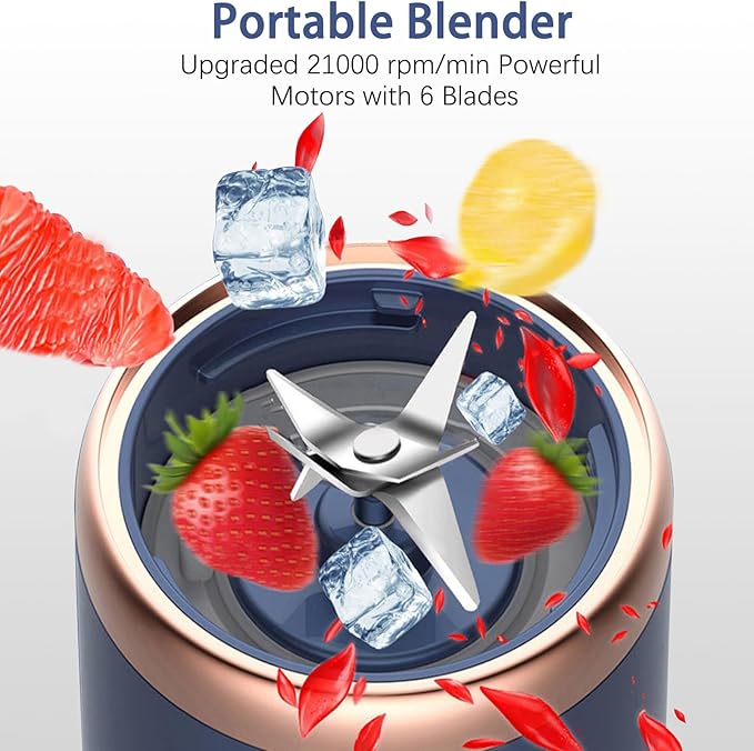 Portable USB Blender — Personal Smoothie Cup (400ml / 13.5oz)
