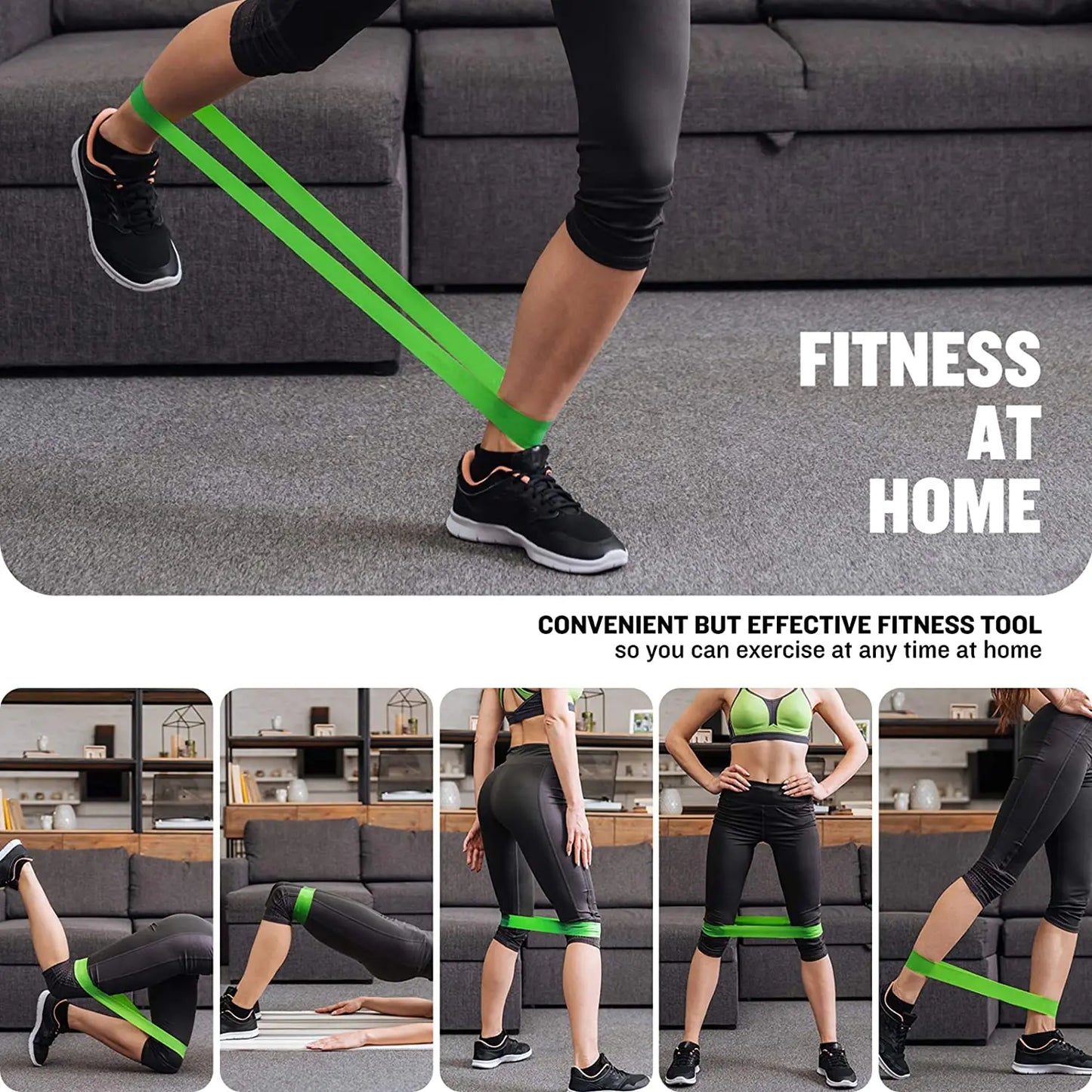 Booty Bands — Resistance Loops for Glutes, Legs & Arms