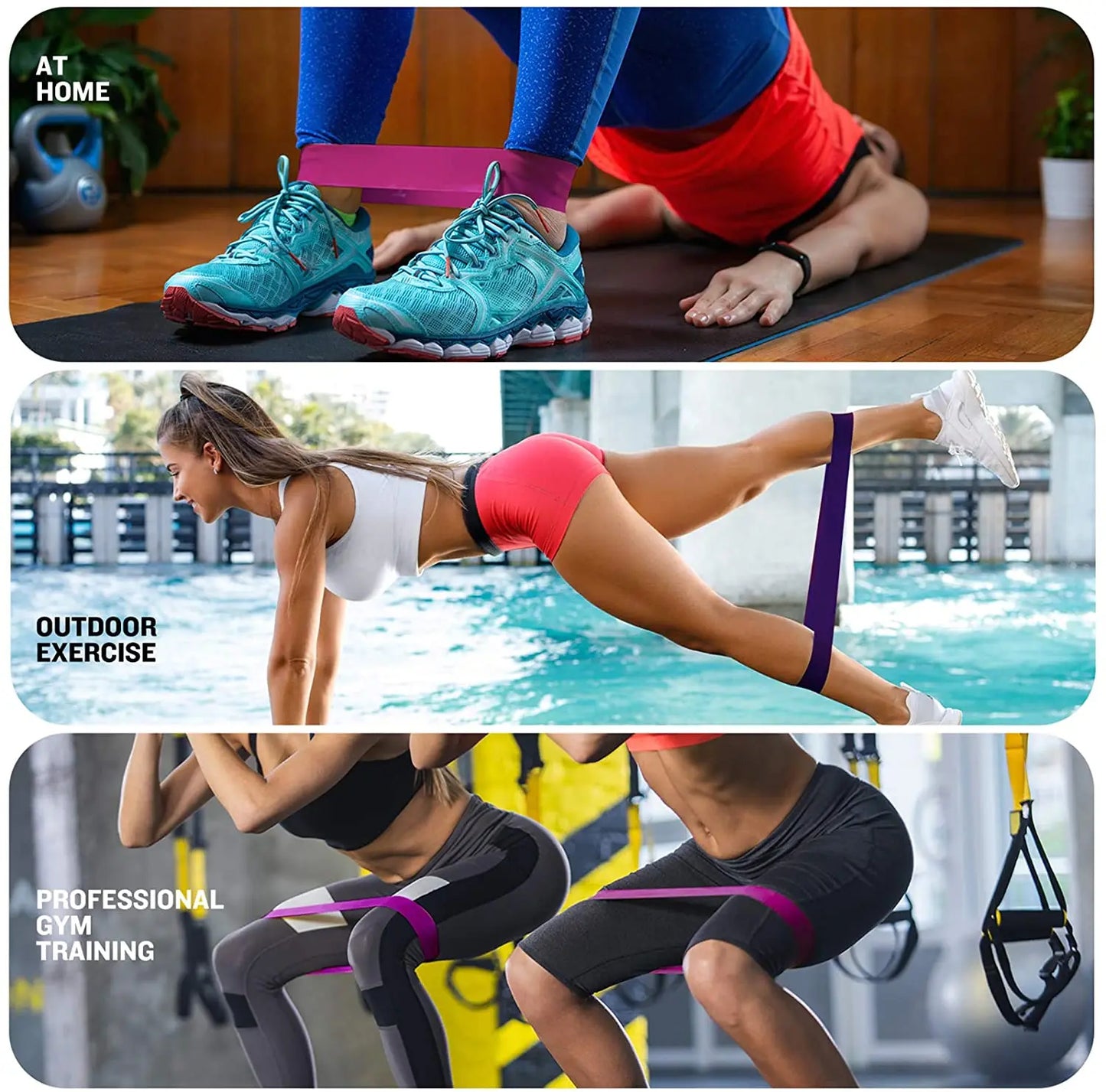 Booty Bands — Resistance Loops for Glutes, Legs & Arms